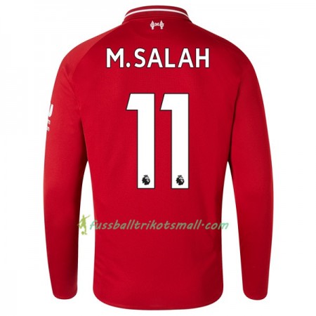 Günstige Fußballtrikots Liverpool M.Salah 11 2018-2019 Langarm Heimtrikot kaufen